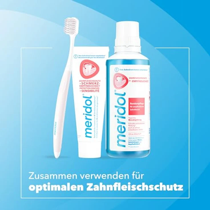 Meridol Rundumpflege Mundspülung, 400ml für umfassende Mundhygiene – Bild 7