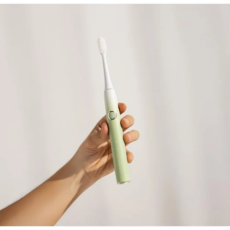 Be Lucent Spark, Elektrische Zahnbürste im kompakten Format mit sanften Borsten, Mint green, USB-C-Aufladung, bis zu 3 Wochen Akkulaufzeit, 3 Modi – Bild 2