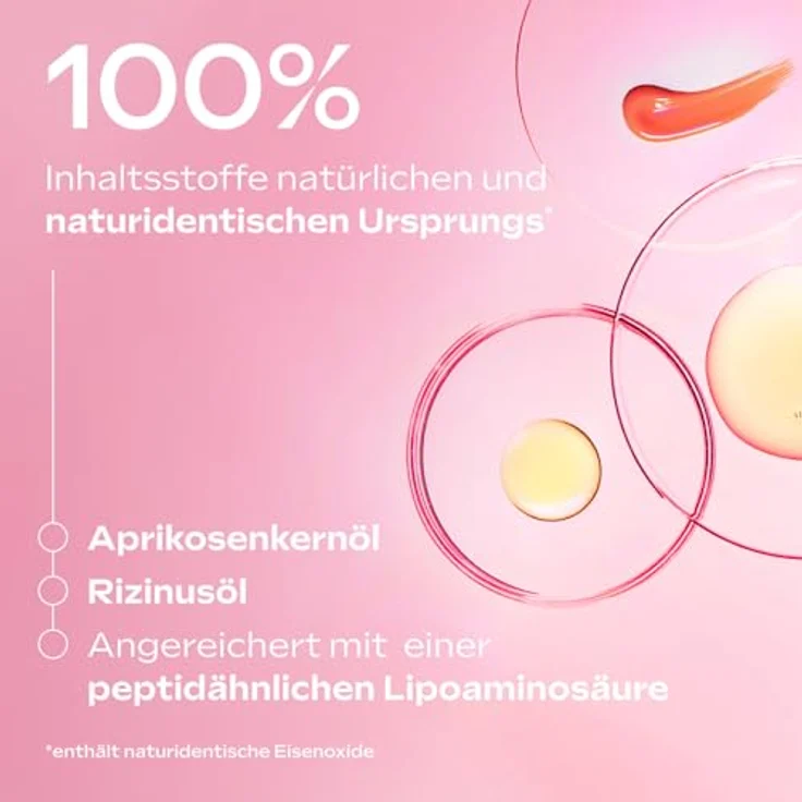 Weleda Bio Pink Peach Limited Edition Lip Balm, Naturkosmetik Lippenbalsam mit Aprikosenkernöl, Vitamin E und Pfirsich/Jasmin Duft, vegan, 7 ml – Bild 5