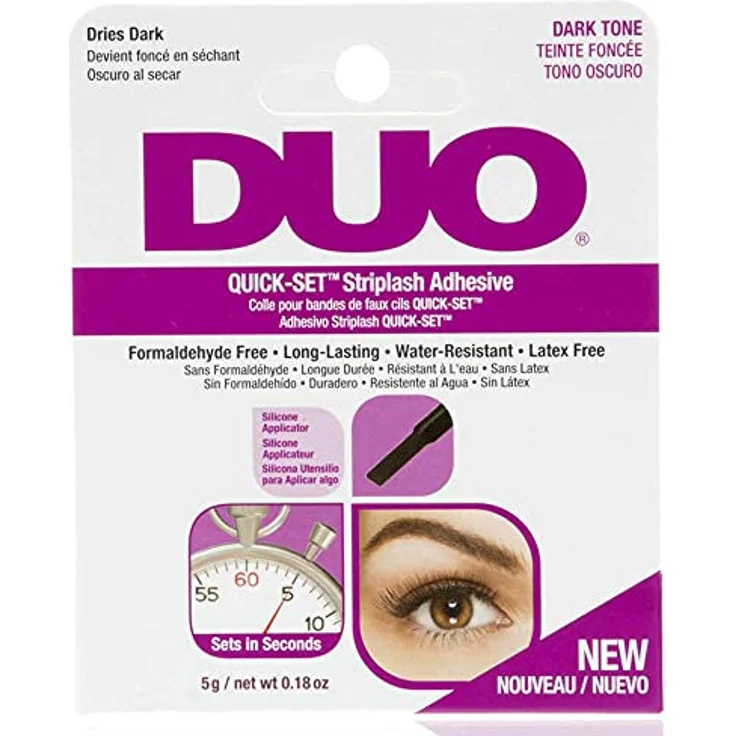 PEGAMENTO DUO QUICKSET #oscuro 5 gr Wimpernkleber – Bild 2