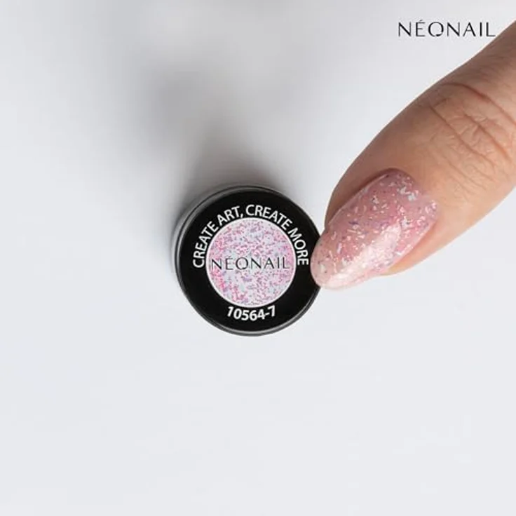 NÉONAIL UV Nagellack 7,2 ml - MEHRFARBIG mit Glitzer und starker Pigmentierung - Langanhaltende Maniküre bis zu 21 Tage - Aushärtung in LED-/UV-Lampe – Bild 2