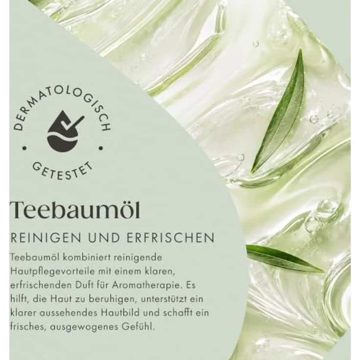 Satin Naturel Teebaumöl 100ml, 100% naturreines ätherisches Öl gegen Pickel, Akne & unreine Haut, für Gesicht, Kopfhaut & Aromatherapie – Bild 5