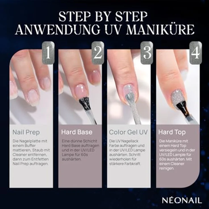 NEONAIL Color Nagellack Icy Allure, 7,2 ml - Hochglänzender, langanhaltender Nagellack für perfekt gepflegte Nägel – Bild 7