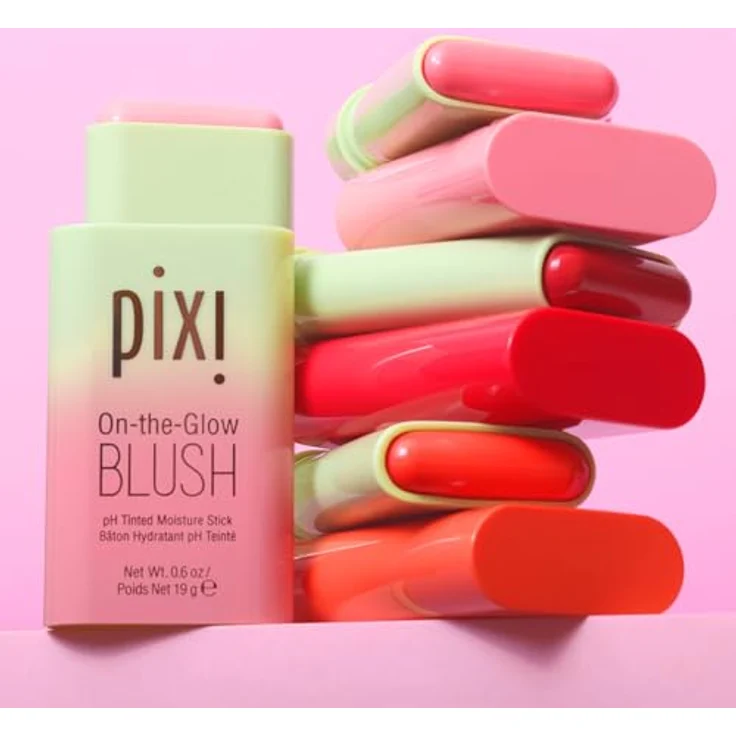 Pixi On The Glow Blush, feuchtigkeitsspendendes Rouge-Stick mit Ginseng und Aloe Vera, 19 g – Bild 8