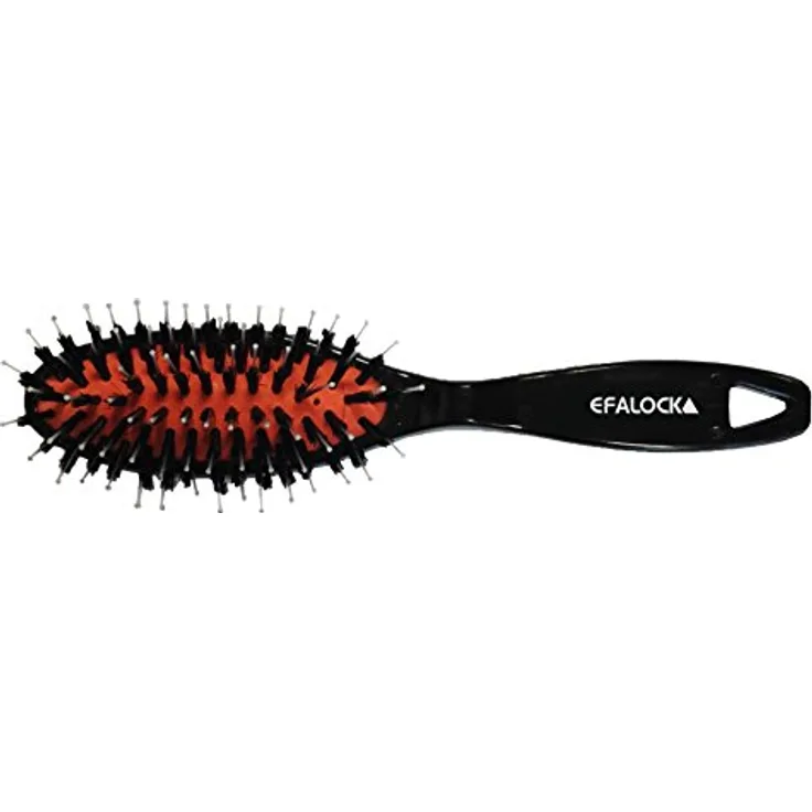 Efalock Professional Pneumatikbürste oval klein, 6-reihig, 1er Pack, (1x 1 Stück)