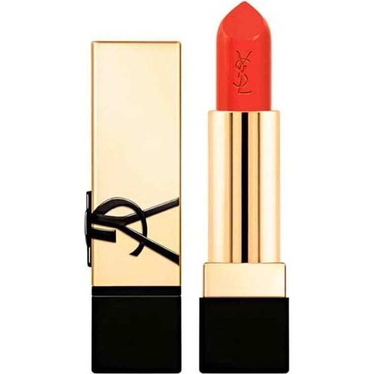 Yves Saint Laurent Rouge Pur Couture O5, Lippenstift + Lipgloss, langanhaltende Farbintensität, parabenfrei, Farbe: Orange Fatal, 3.8 g