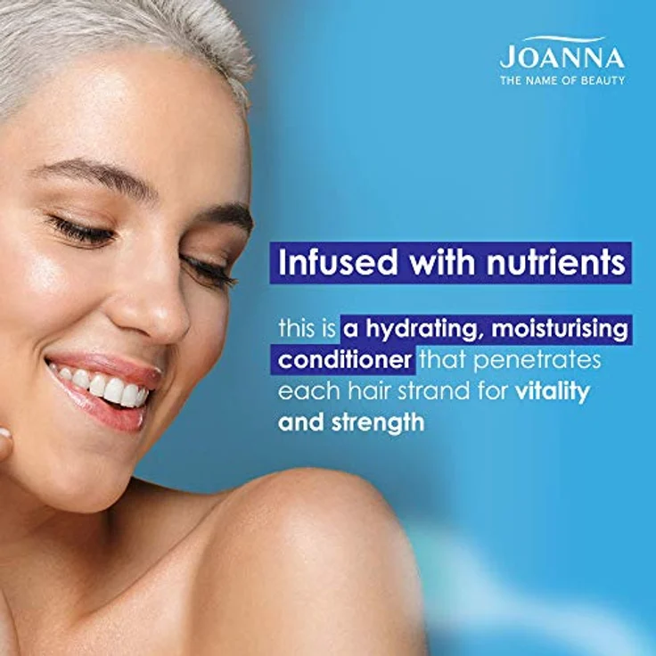 Joanna Ultra Color - Farbschutz-Spülung Conditioner in Silber- und Platinfarben für Natürliches und Gefärbtes Haar - Ammoniakfrei - Farbauffrischung und -intensivierung in 3 Minuten - 100 ml – Bild 5