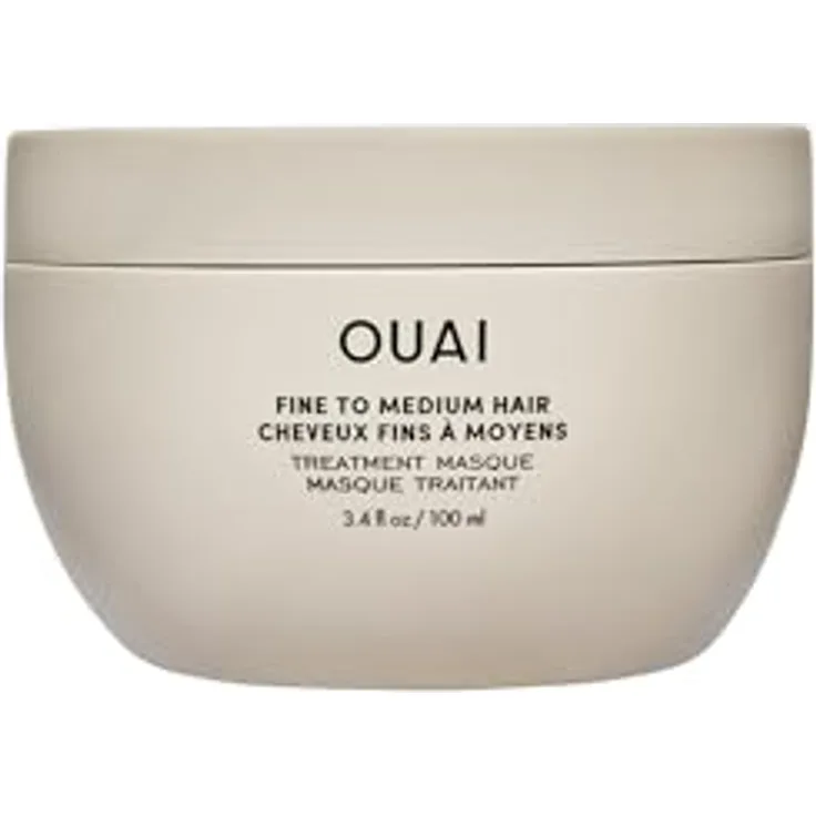 OUAI Treatment-Haarmaske für feines bis mittelstarkes Haar – repariert, hydratisiert & verleiht Glanz – mit Sheabutter, Keratin & Panthenol – 100ml, paraben-, phthalat- & sulfatfrei