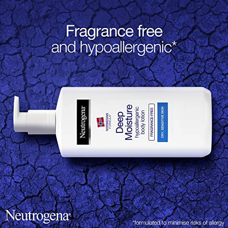 Neutrogena Deep Moisture Body Lotion Dry Skin 400 ml  – Bild 5