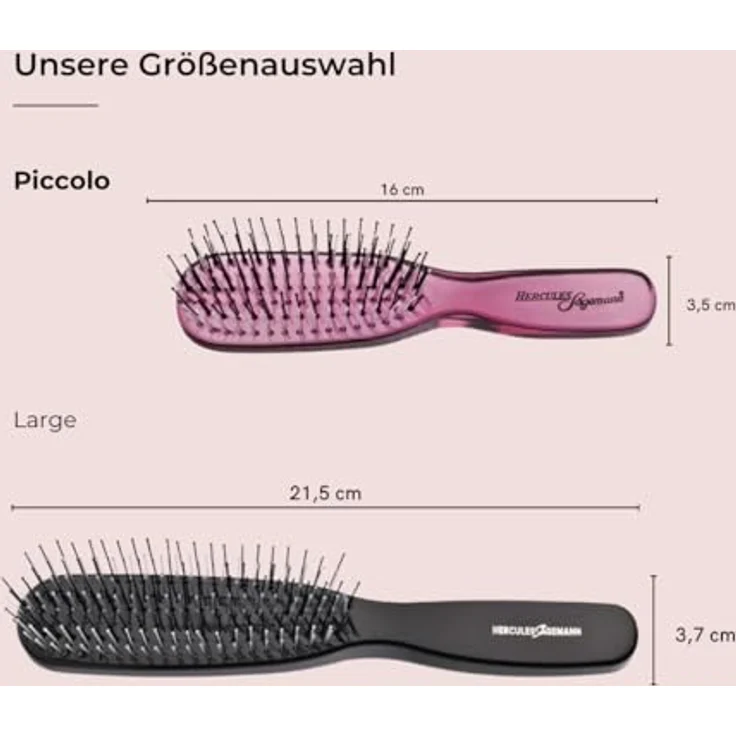 Hercules Sägemann Scalp Brush Piccolo brombeer 8101 – Bild 5