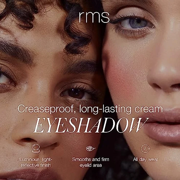 RMS Beauty Eyelight Cream Eyeshadow - Langlebiger Knitterfreier Bio Liquid Lidschatten, pflegend, natürliche und aufbaubare Farbtöne für Nacht und Tag - Stroboskop (7,9 g / 8,28 ml) – Bild 2