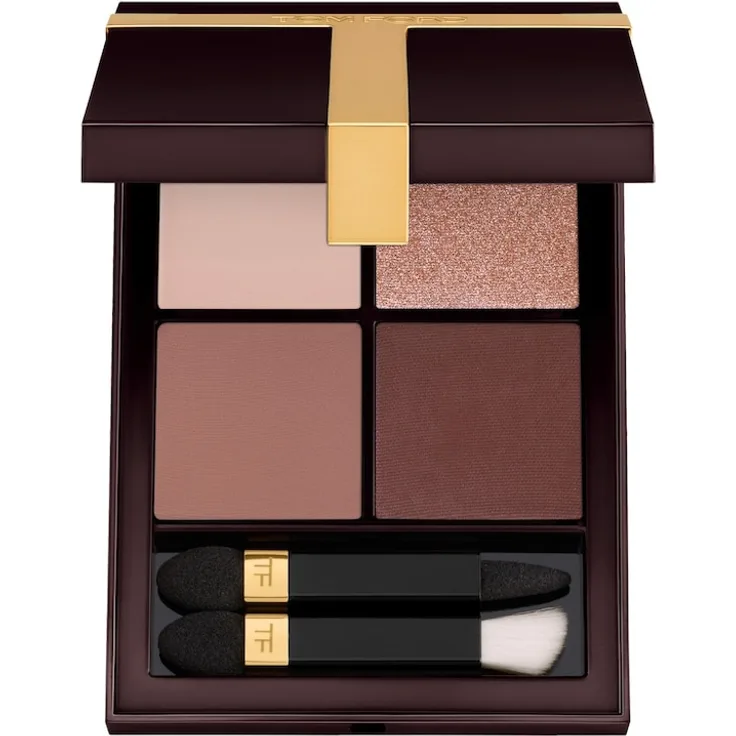 TOM FORD Runway Eye Color Quad Lidschattenpalette, 4 Farben mit Puder- und Creme-Texturen für vielseitige Looks, 11 g