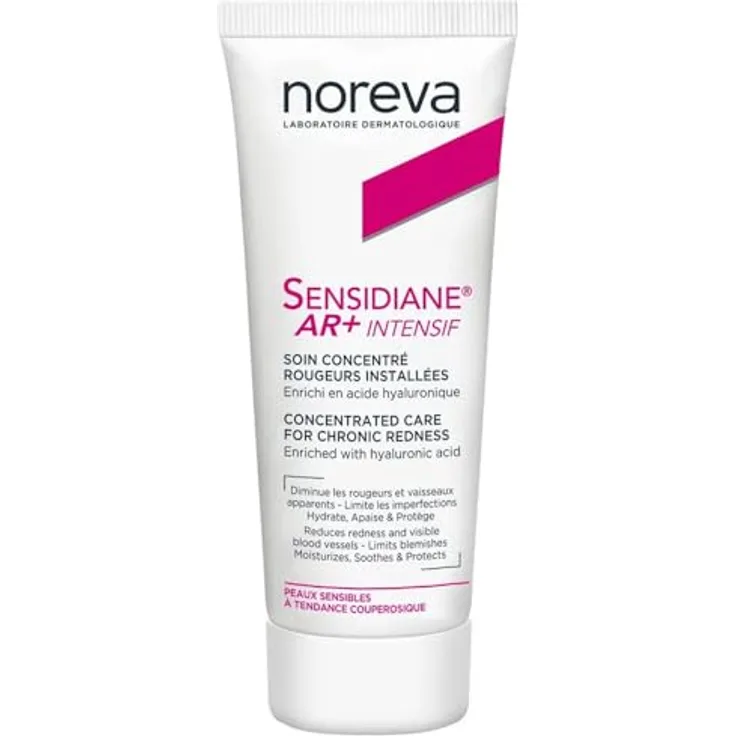 Noreva Sensidiane AR+ Pflegekonzentrat Installierte Rötungen 30 ml, Intensive Anti-Rotation-Pflege, Parfümfrei