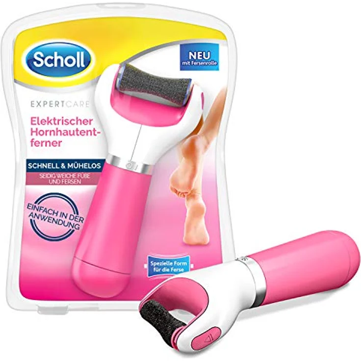 Scholl Velvet Smooth Express Pedi Pink mit Fersen Refill Hornhautentferner 1 Stück – Bild 1