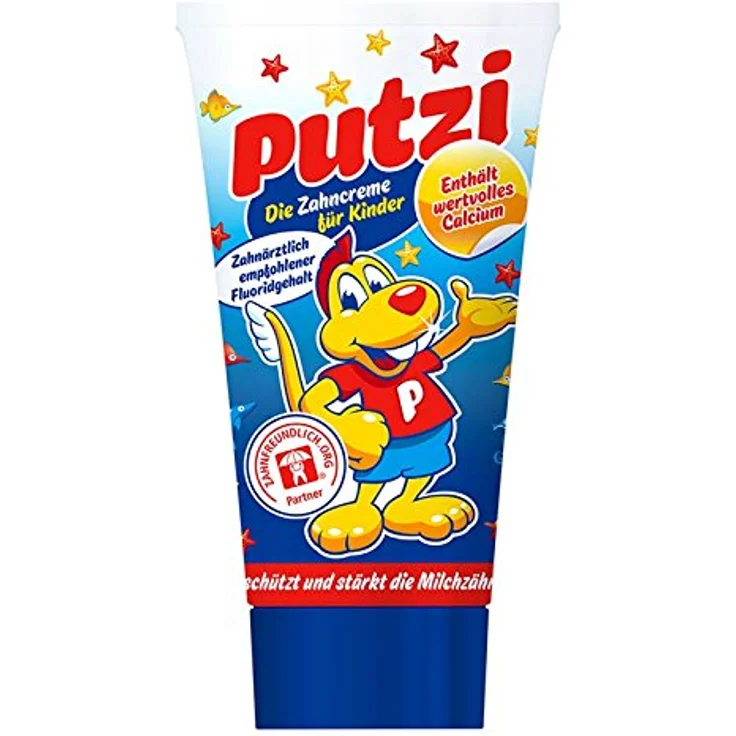 Putzi mit Calcium 50 ml für saubere & gesunde Zähne, speziell für Kinder – Bild 2