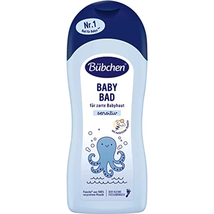 Bübchen Baby Bad, 1000 ml – milder cremig-weicher Schaum für Babys, pflegendes Kinderbad zur sanften Reinigung zarter Babyhaut, ohne Silikone – Bild 1