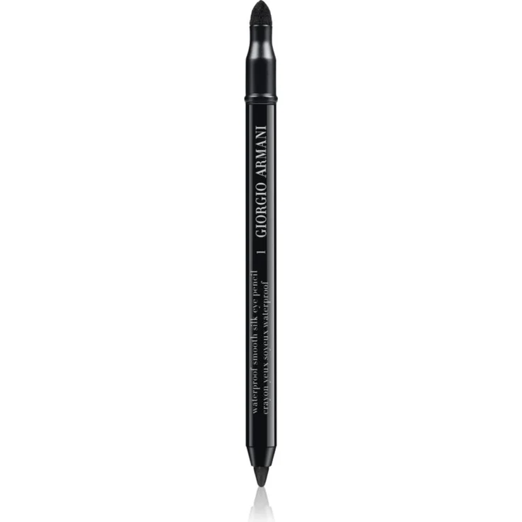Armani Smooth Silk Waterproof Eye Pencil, wasserfester Eyeliner mit Applikator, Farbton 01 Black, 1.2 g