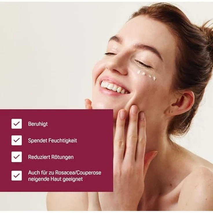 Physiogel Calming Relief Anti-Rötungen Serum - beruhigende Gesichtspflege für zu Rosacea und Couperose neigende Haut - 30 ml – Bild 3