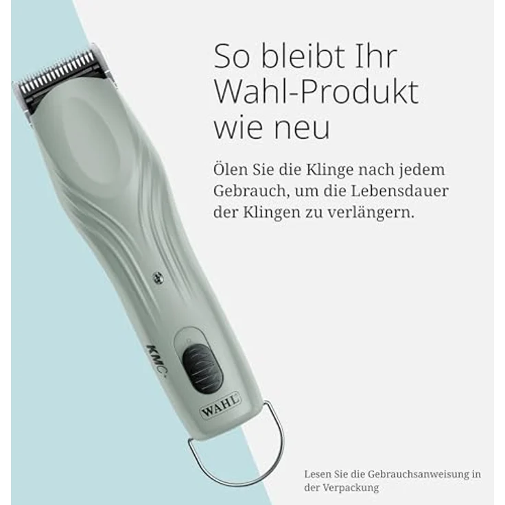 Wahl KMC+ Kabel-/Kabelloser Trimmer, Brushless-Motor, 2 Geschwindigkeitsstufen, ergonomisches Design – Bild 8