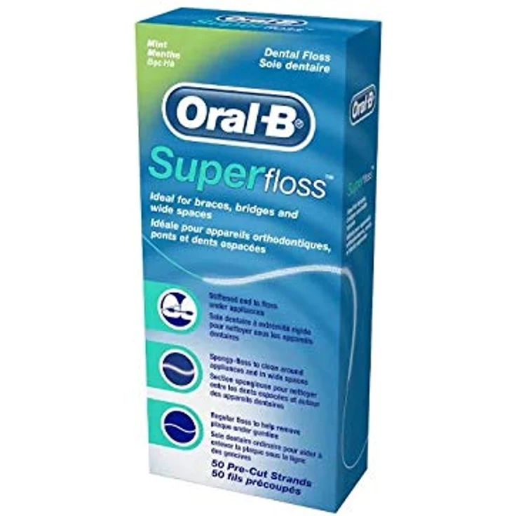 Oral B Zahnseide vorgeschnitten 50 Stück 3er-Pack Zahnseide/Flosser – Bild 5