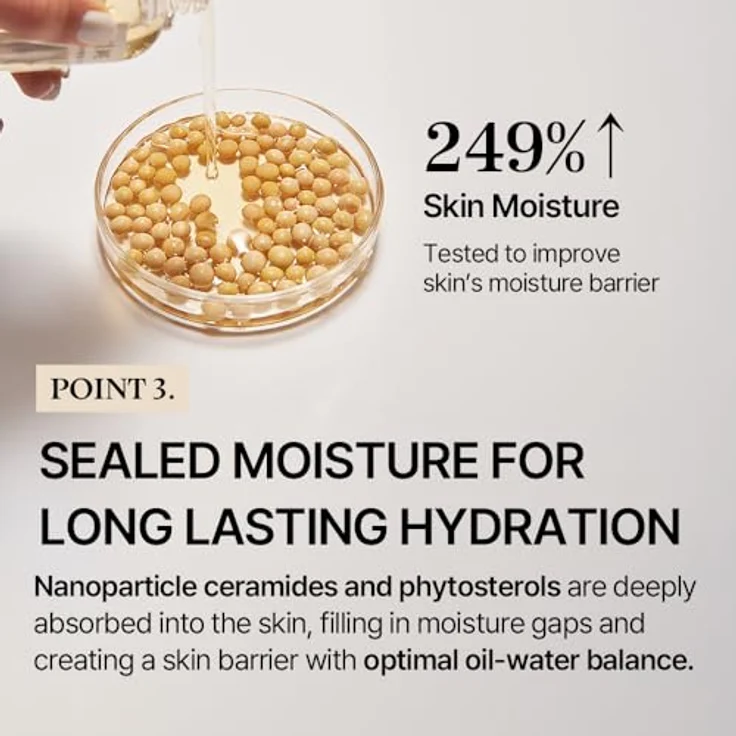 mixsoon Soybean leichtes Hautserum, Gesichtsserum für intensive Feuchtigkeitspflege und Hauterneuerung, 50 ml – Bild 5