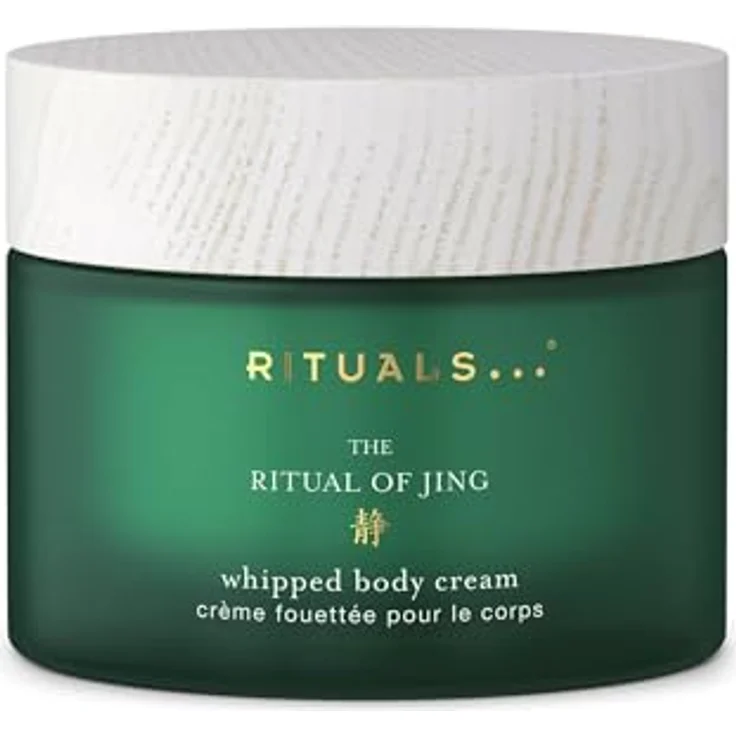 RITUALS The Ritual of Jing Body Cream, feuchtigkeitsspendende Körpercreme mit Lotusblüte und Jujube, beruhigende Formel für entspannte und weiche Haut, 220 ml Glastiegel – Bild 1
