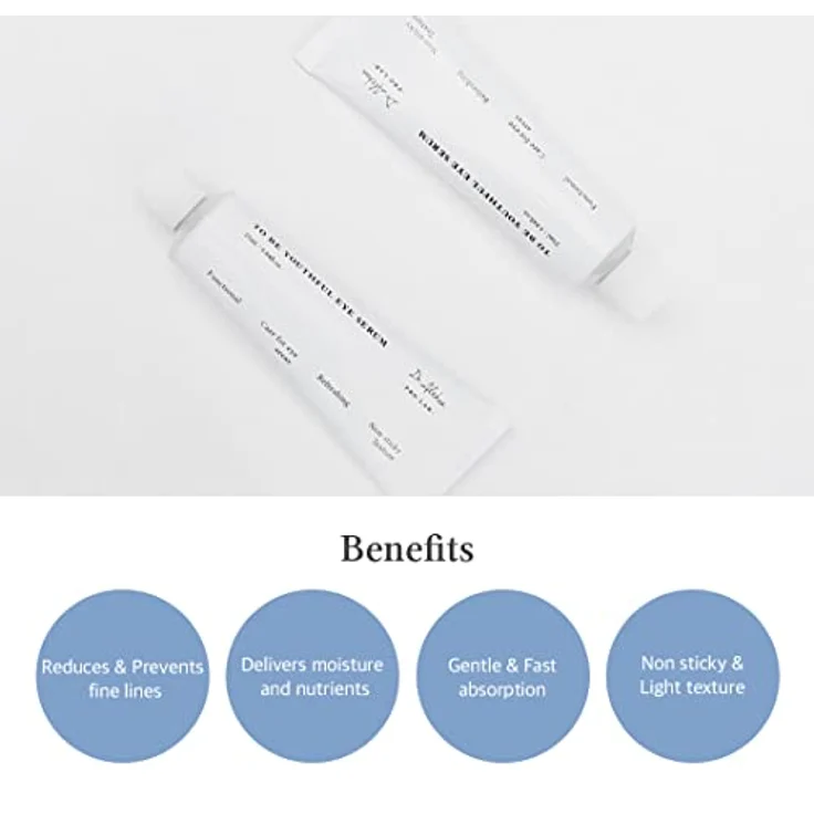 Dr. Althea To Be Youthful Eye Serum, 25ml - Leichtes, nicht fettendes Augenserum mit tiefenhydratisierenden Inhaltsstoffen und antioxidativen Pflanzenextrakten – Bild 3