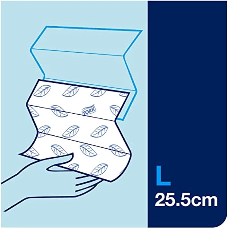 Tork Papierhandtücher Xpress Advanced, 120398, H2, 2-lagig, Interfold-Falz, 21,2 x 25,5cm, 3780 Stück – Bild 3