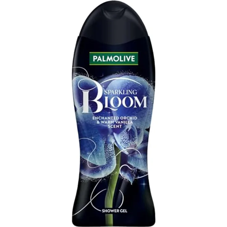 Palmolive Sparkling Bloom Duschgel, 6er Pack mit Orchidee & Vanille, 500ml, 95% natürliche Inhaltsstoffe