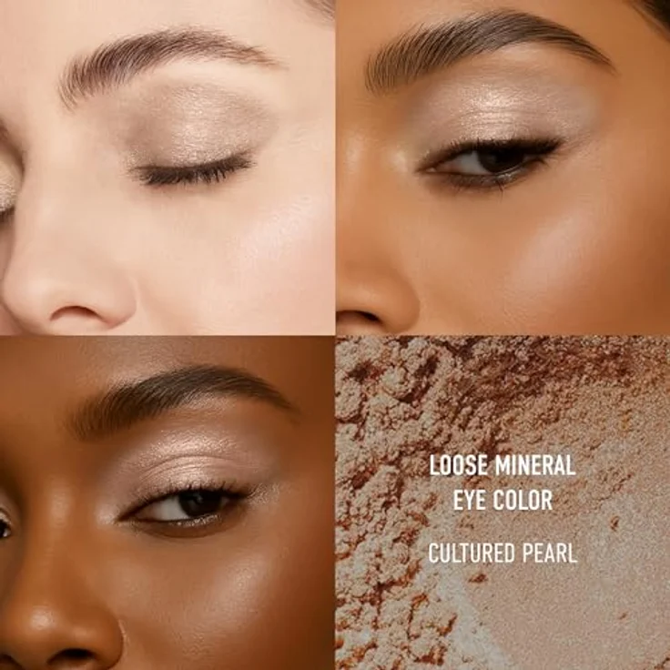 bareMinerals Shimmer Lidschatten Cultured Pearl, 0,57 g mit langanhaltendem schimmerndem Finish – Bild 3