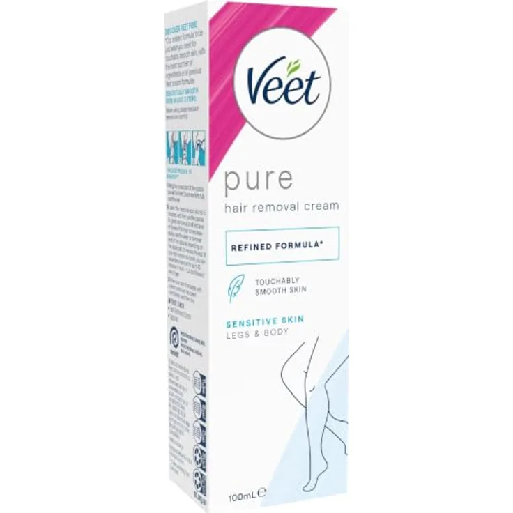 Veet Silk & Fresh Sensitive Skin Rasiercreme für empfindliche Haut 100 ml