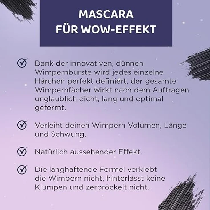 EVELINE Cosmetics Superthin Defining Mascara, verlängernd und volumengebend, 6ml – Bild 3