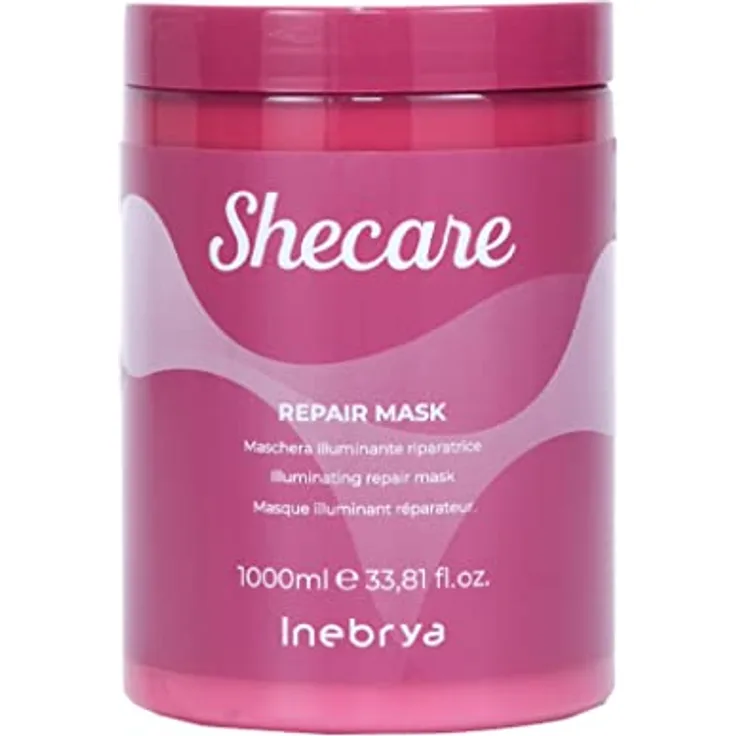 INEBRYA SHECARE REPARATURMASKE 1000ml weiße Creme