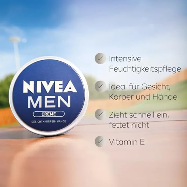 Nivea Männerpflege Gesichtspflege Nivea Men Creme 30 ml Tagespflege für Damen und Herren – Bild 2