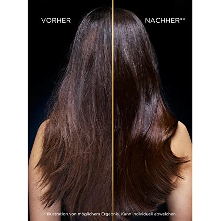 Garnier Wahre Schätze Ausgleichende Charcoal Haarmaske, Haarkur für Schnell Fettende Kopfhaut und Trockene Haarlängen, Aktivkohle und Schwarzkümmelöl, 340 ml (1er Pack) – Bild 3