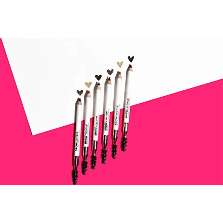 wet n wild Brow-Sessive Brow Pencil, Augenbrauenstift mit präziser Anwendung und Spoolie-Bürste, 1 g, Dark Eyebrown – Bild 17