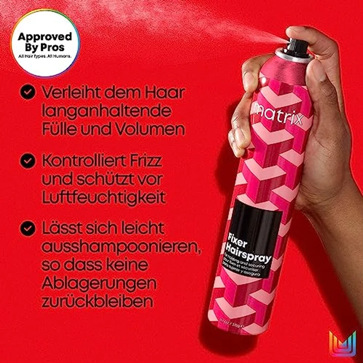 Matrix | Haarspray mit Frizz- & Feuchtigkeitsschutz, Starker Halt, Schnelltrocknend, Styling Fixer Hairspray, 1 x 400 ml – Bild 4