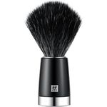 ZWILLING Rasierpinsel (Kunsthaar, Vegan, Pflegeleicht, Weiche Borsten, Schnelle Trocknung, Rasierschaum Aufschäumen), Schwarz