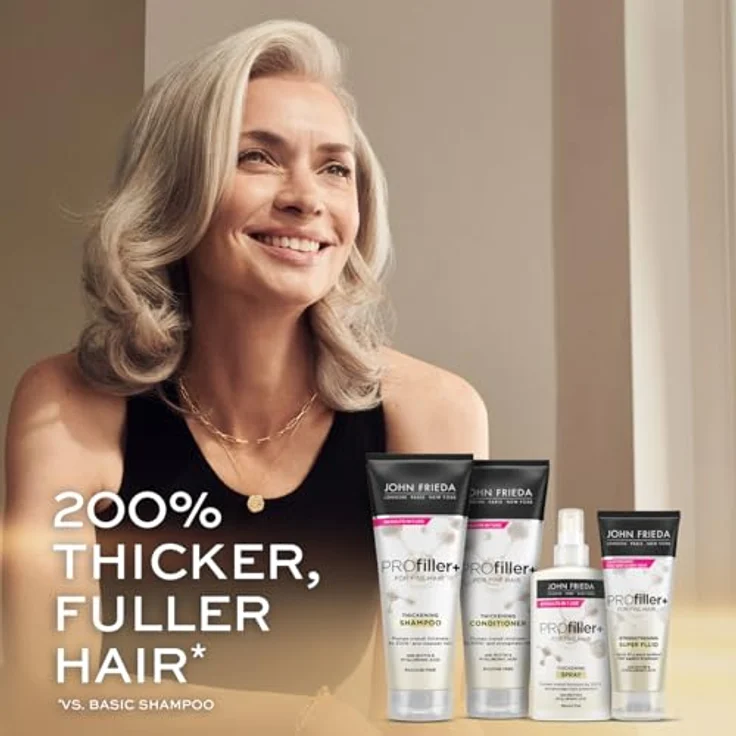 John Frieda PROfiller+ Conditioner für feines Haar, 250 ml, Volumen & Pflege, vegan, silikonfrei – Bild 2