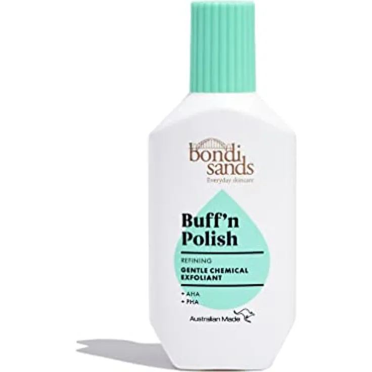 Bondi Sands - Buff'n Polish Gentle Exfoliant - Sanftes, Chemisches Peeling für das Gesicht, mit AHA und PHA, 30 ml