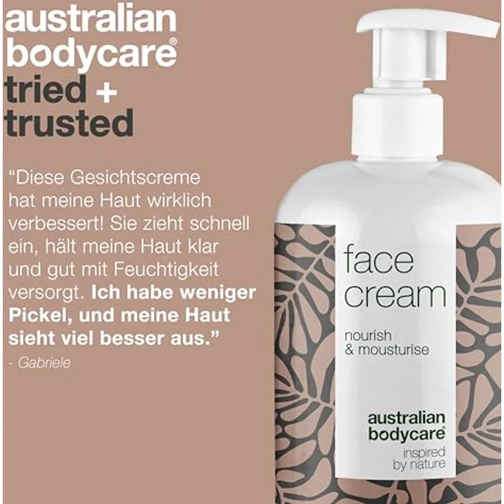 Australian Bodycare Face Cream 500 ml | Gesichtscreme mit Teebaumöl | Für unreine, fettige, trockene Haut & Mischhaut | Feuchtigkeitsspendend & gegen Pickel & Akne – Bild 5