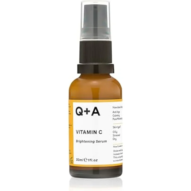 Q+A Vitamin c Brightening Serum Gesichtsserum für strahlende Haut 30 ml – Bild 2