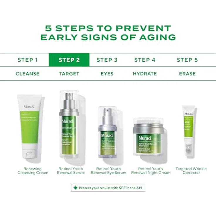 Murad Retinol Youth Renewal Gesichtsserum, 30 ml, Unisex, gegen Hautalterung mit feuchtigkeitsspendenden Eigenschaften – Bild 6