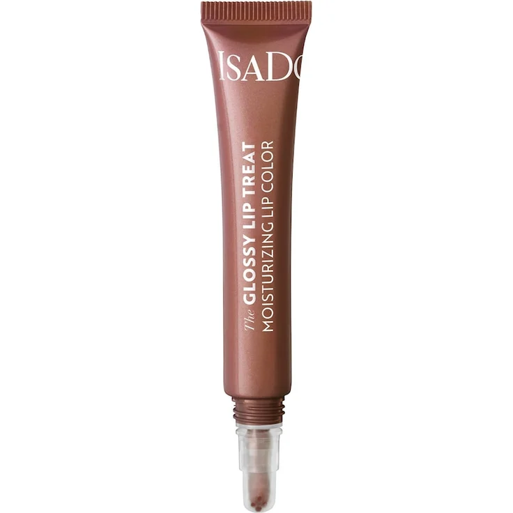 IsaDora Glossy Lip Treat 52 Honey Sunset, Lippenpflege mit Glow-Effekt, 13 ml, Farbe: Chocolate Ice