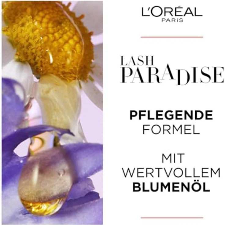 L'Oréal Paris Lash Paradise Mascara, Doppelpack für Länge und Volumen, schwarze Wimperntusche, 2 x 6 ml – Bild 4