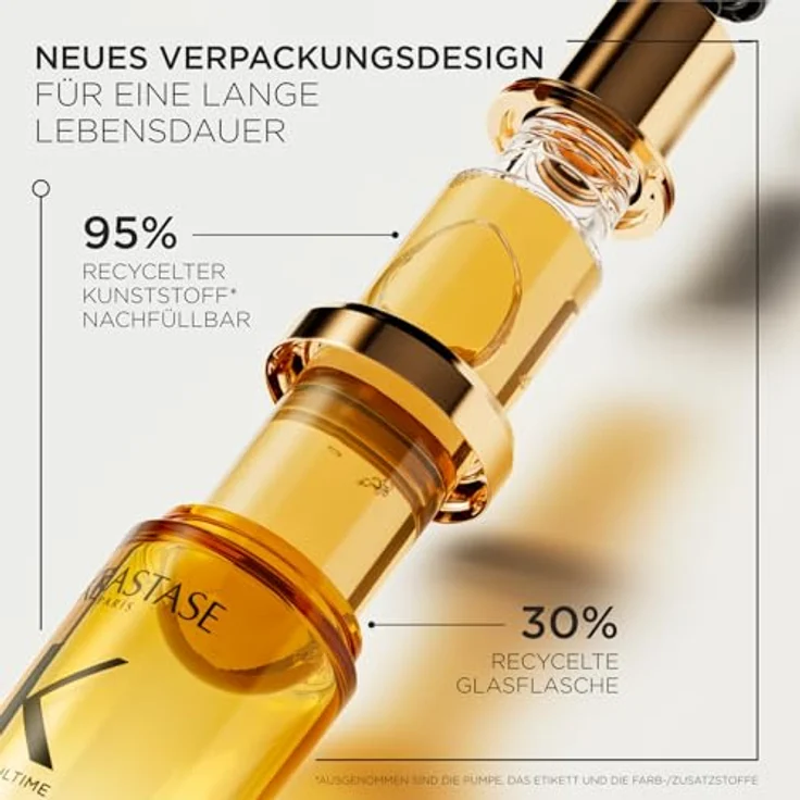 KÉRASTASE Huile Originale Elixir Ultime Haaröl für trockenes Haar, Pflegend und nährend, 75 ml, Glanz, Hitzeschutz, Anti-Frizz, Nachfüllbar – Bild 4