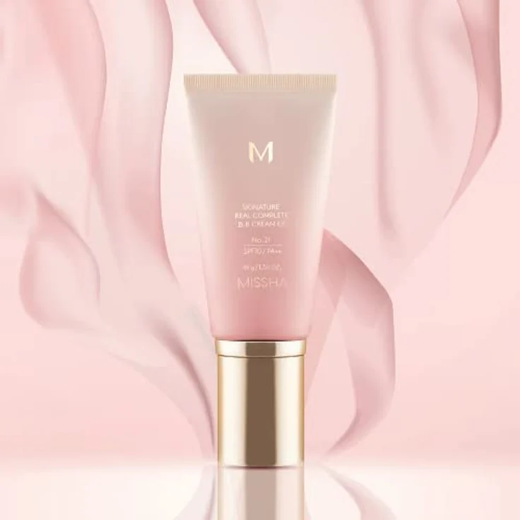 Missha M Signature Real Complete Ex BB Creme, getönte Tagescreme mit SPF 30 für ein makelloses Hautbild, Farbton No.21, 45 g – Bild 7
