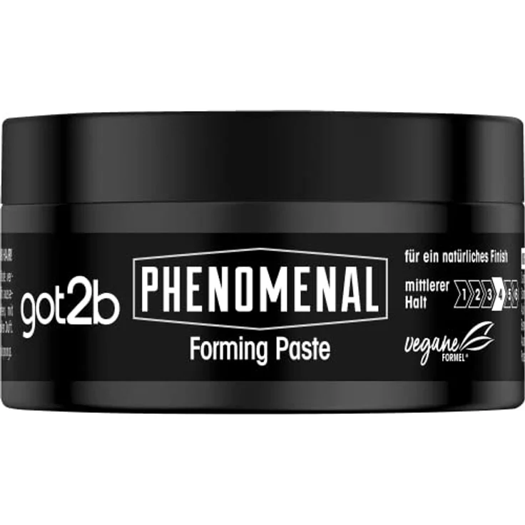 got2b Haarpomade Phenomenal Forming Paste, 100 ml, für natürlich aussehende Styles mit mittlerem Halt, Duft und definierter Textur – Bild 2