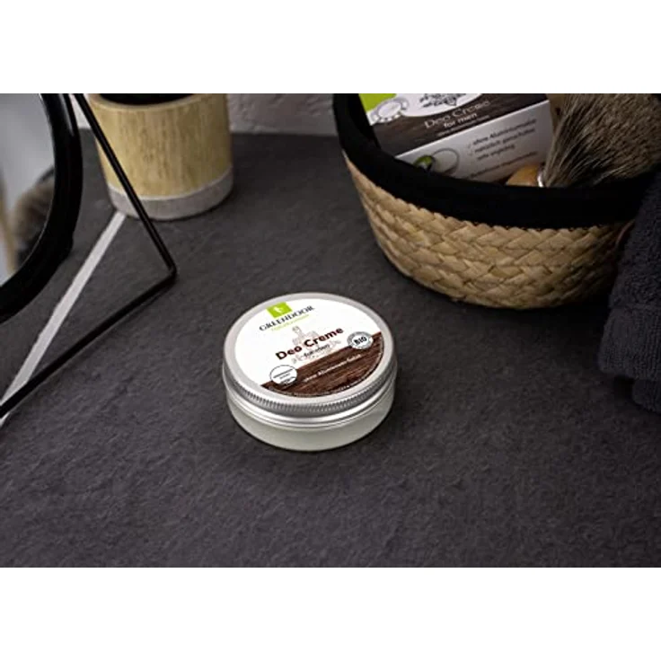 GREENDOOR Kraftvolle Männer Deo Creme 50ml für 6 Monate ohne Körpergeruch, natürliche Deocreme männlicher Duft, Anti Achselgeruch ohne Aluminium, Natur Bio Deodorant, Naturkosmetik vegan – Bild 4