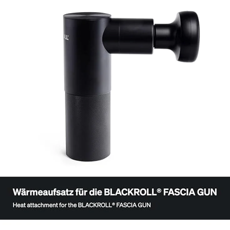 BLACKROLL® HEAT HEAD, Wärme-Aufsatz für die FASCIA GUN, gezielte Muskelentspannung durch Wärme & Vibration, 90 Minuten Laufzeit, kompakt & kabellos, schwarz – Bild 2